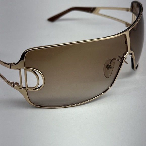 VINTAGE DIOR " DIORISSIMO " OVERSIZED BUBBLE GALLIANO ERA Y2K SUNGLASSES ITALY - Picture 5 of 16